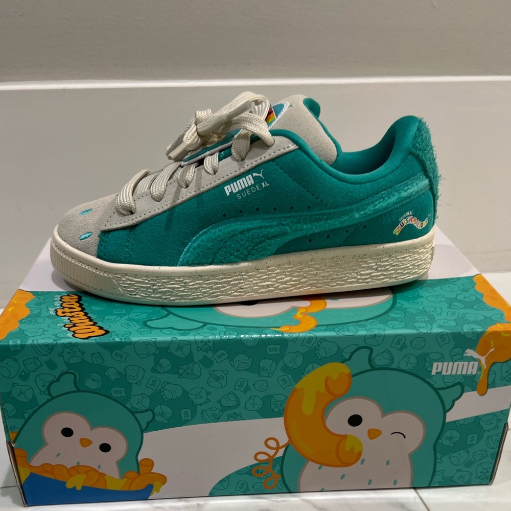 Puma Squishmallow Kids Sneakers - Teal and Gray